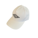Baseball Cap (Black on White)